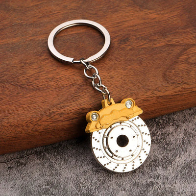 Creative Gear Head Keychain Speed Gearbox Keyring for Car Key Turbo Hub Brake Disc Pendant Shock Absorber Keys New Wholesale