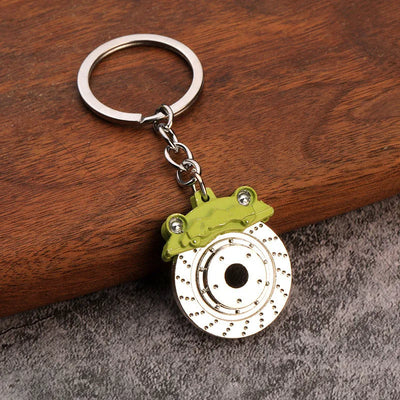 Creative Gear Head Keychain Speed Gearbox Keyring for Car Key Turbo Hub Brake Disc Pendant Shock Absorber Keys New Wholesale