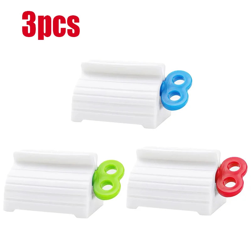 3/1Pcs Toothpaste Squeezer Cosmetics Press Rolling Squeezing Dispenser Facial Cleanser Dispenser Holder Bathroom Accessories