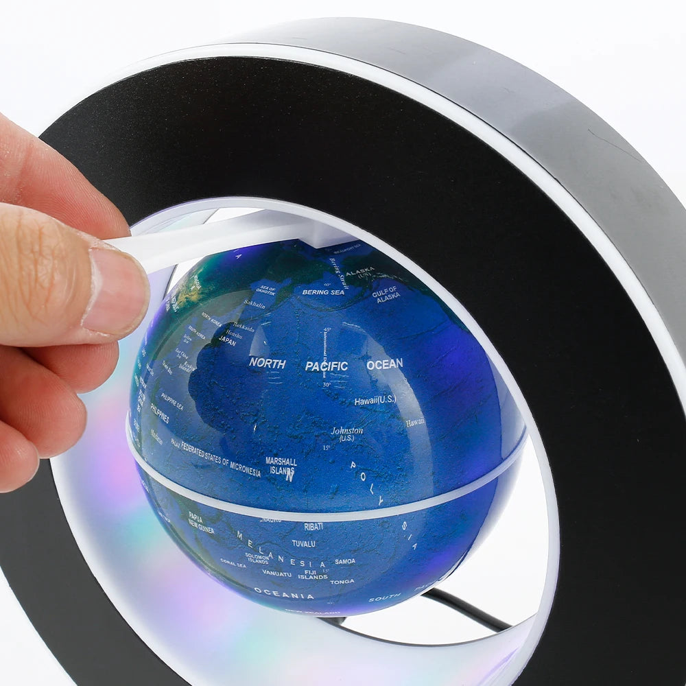 Magnetic Levitation Globe Birthday Gifts Electronic Antigravity Lamp Novelty Ball Light LED World Map Home Decoration Floating