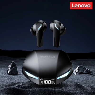 New Lenovo GM2 PRO MAX Wireless Upgrade Bluetooth 5.4 Earbuds LED Digital Display Waterproof Earphones Low Latency Game Headset