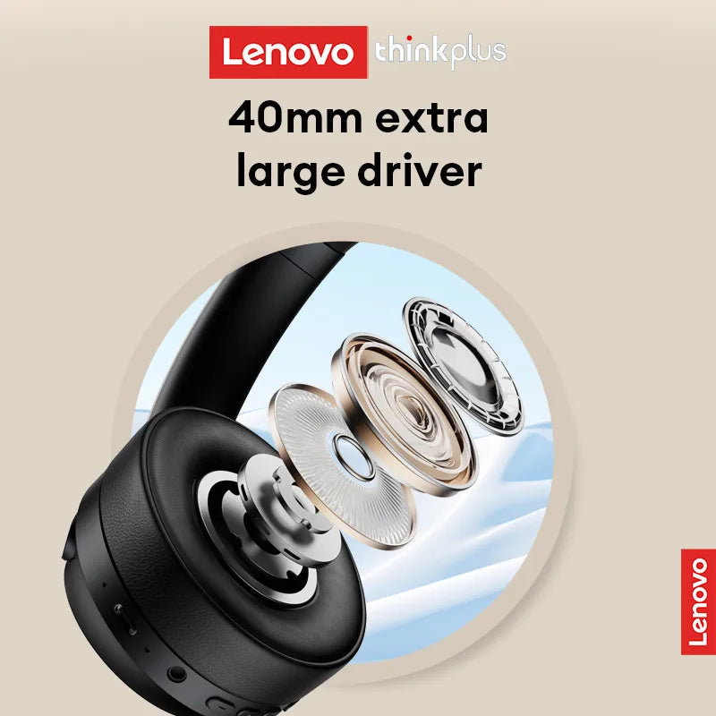 Lenovo Th46 Wireless Bluetooth V5.4 Headphones Scalable Super Battery Life Headset HD Calling Active Noise Reduction Earbuds