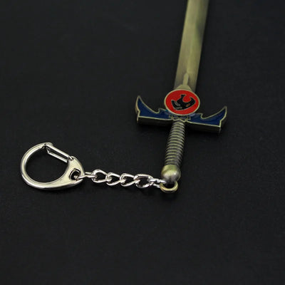 Thundercats Weapon Sword Pendants Key Chain Metal Lion Mark Logo Keychains Key Rings Men Movie Jewelry Key Holder Chaveiro Gift