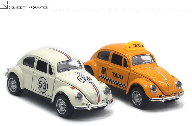 1:32 Volkswagen Beetle Alloy Car Diecasts Metal Classic Toy Model with Pull Back Function Vehicles for Child Gifts A931