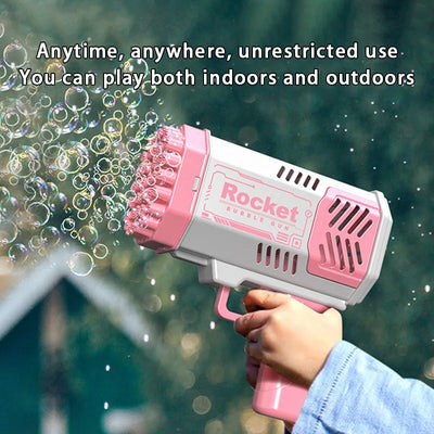 40 Hole CHILDREN'S Outdoor Toy Bubble Gun Electric Toy Blowing Bubbles (Without Bubble Water)