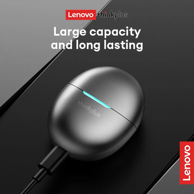 Original Lenovo LP48 TWS Wireless Bluetooth V5.4 Earphones Half-In-Ear Music Earbuds Ultra-Long Battery Life HD Call Headphones