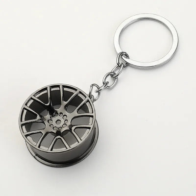 Creative Gear Head Keychain Speed Gearbox Keyring for Car Key Turbo Hub Brake Disc Pendant Shock Absorber Keys New Wholesale