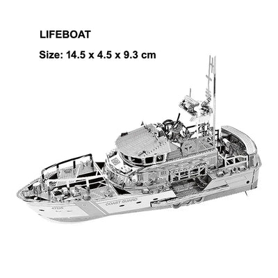 3D Metal Puzzle Multicolor Manual Black Pearl U-Boat XXI Titanic Golden Hind Famous Ship Warship Assemble Model Jigsaw Puzzles