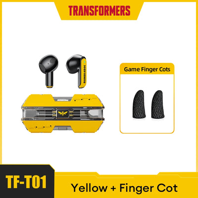 Transformers TF-T01 TWS Earphones Bluetooth 5.3 Wireless Earphone Low Latency HIFI Stereo Headset Gaming Music Dual Mode Earbuds