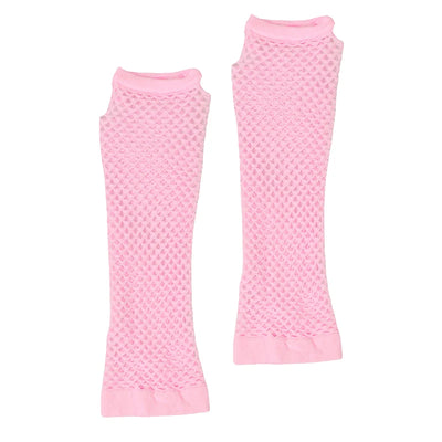 1Pair Womens Long Fishnet Net Gloves Fingerless Mesh Gloves Punk Rock Fancy Night Club Party Arm Warmer Gloves Sexy Gloves