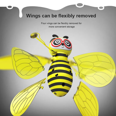 Little Bee Flying Vehicle Aircraft Gesture Sensing  Vehicle Flying Helicopter Lights Children's Toys Birthday Gift Christmas