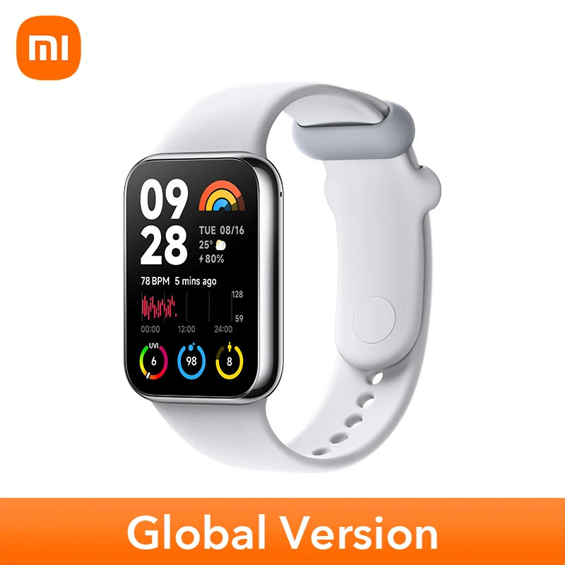 New world Premiere Global Version Xiaomi Smart Band 8 Pro 1.74”AMOLED display Built-in Up to 14-day battery life 5ATM Water