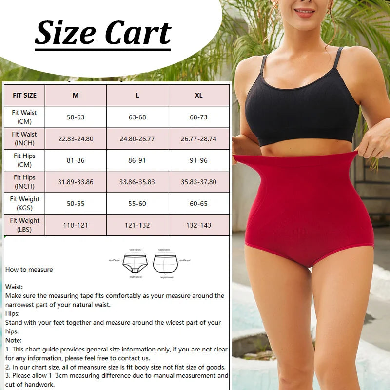 Seamless High Rise Shaping Panties Women Slimming Control Shapewear Solid Color Butt Lifter Underwear High Elastic Lingerie