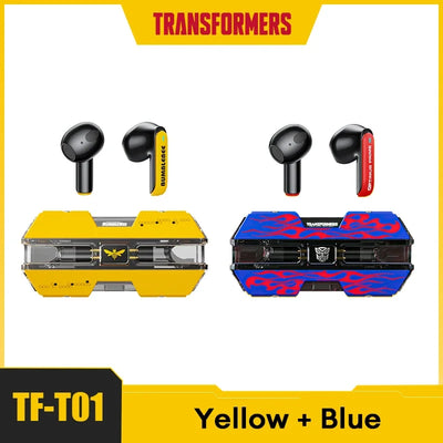 Transformers TF-T01 2/3/5pcs TWS Wireless Bluetooth V5.3 Earphone Low Latency Gaming Headset Music Dual Mode HIFI Stereo Earbuds