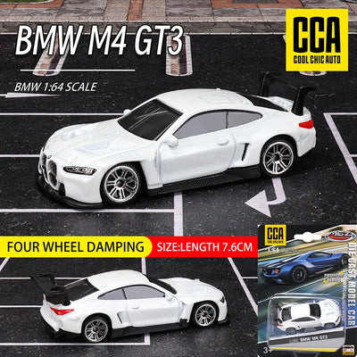 CCA MSZ 1:64 BMW M4/M4 GT3/Z4 M40i/M850i classic car static car model alloy die-casting car model collection gift toy