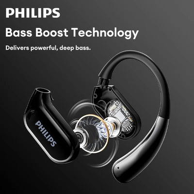 Original Philips TAT3739 Earphones True Wireless Bluetooth 5.4 Headset IPX5 Waterproof Headphones HIFI Stereo HD Call Earphones