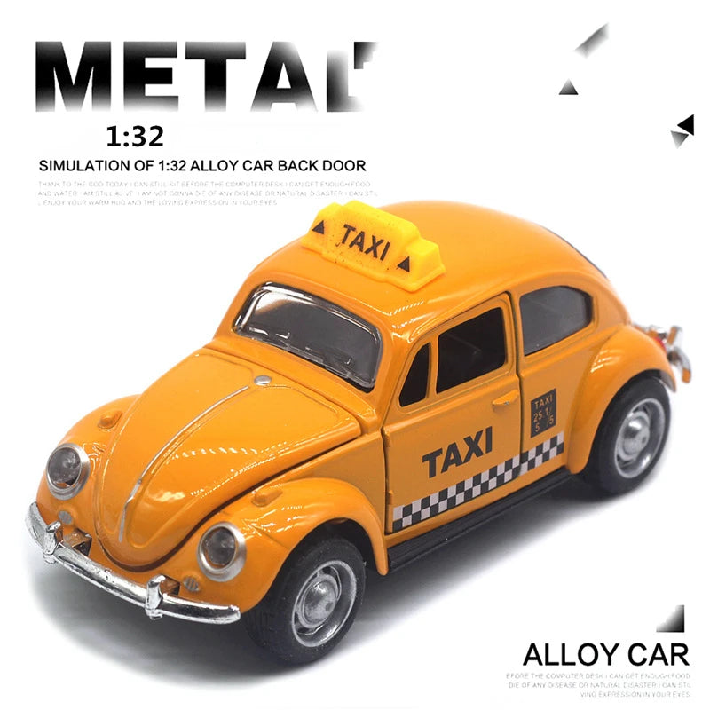 1:32 Volkswagen Beetle Alloy Car Diecasts Metal Classic Toy Model with Pull Back Function Vehicles for Child Gifts A931