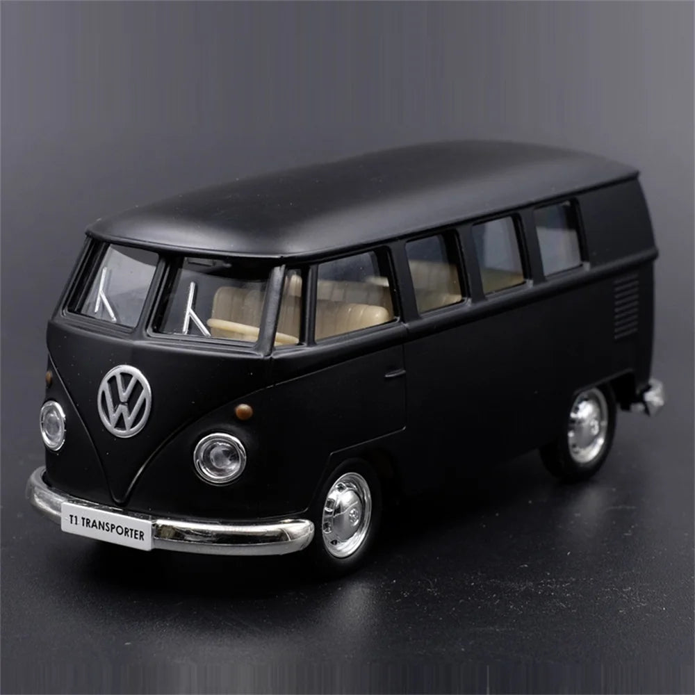 1/36 Diecasts Volkswagen Miniature Cars VW T1 Bus Toys Alloy Diecasts Scale Metal Collection Cars Models Vehicles Kids Toy Cars