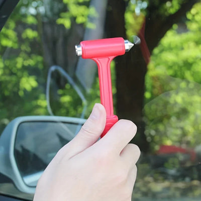 Two-in-One Emergency Car Safety Escape Hammers Glass Window Breaker Seat Belt Cutter Portable Car Emergency Rescue Escape Tools