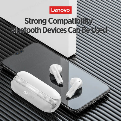 Original Lenovo TW60 TWS Bluetooth Headset 5.3 HiFi Sound Low Latency Earbuds Noise Reduction Gaming Sport Headphones