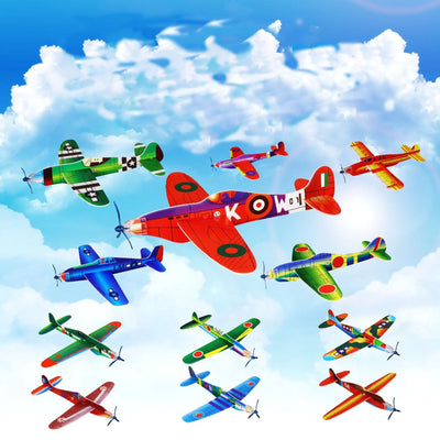 Hot Sale 10Pcsd Foam Outdoor Hand Aircraft Aviation Model Thrown Glider