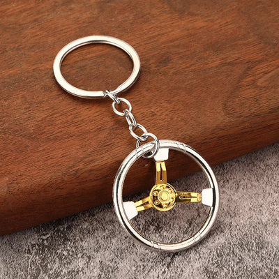 Creative Gear Head Keychain Speed Gearbox Keyring for Car Key Turbo Hub Brake Disc Pendant Shock Absorber Keys New Wholesale