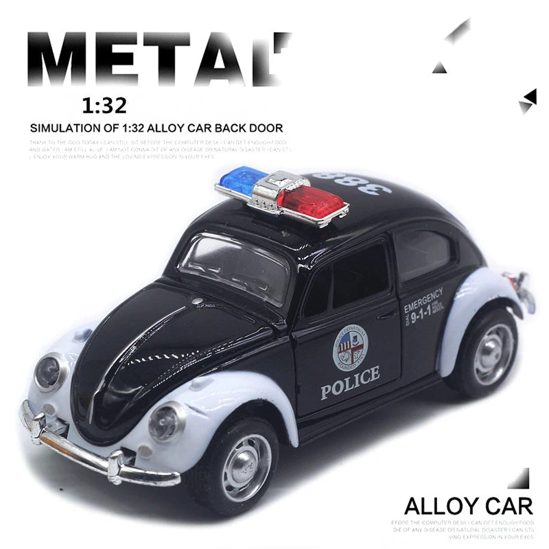 1:32 Volkswagen Beetle Alloy Car Diecasts Metal Classic Toy Model with Pull Back Function Vehicles for Child Gifts A931