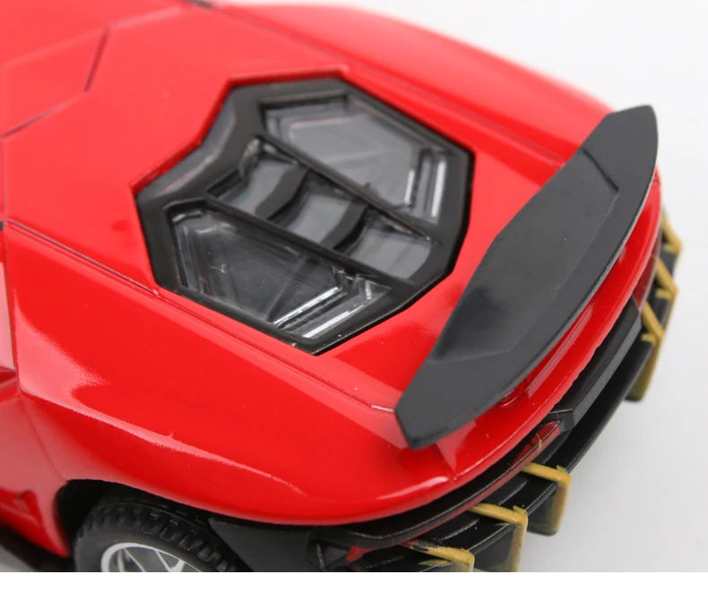 Alloy Sports Car Toy Super Sports Car Sliding Door Retractable Car Structure Model Children Toy Boy Gift