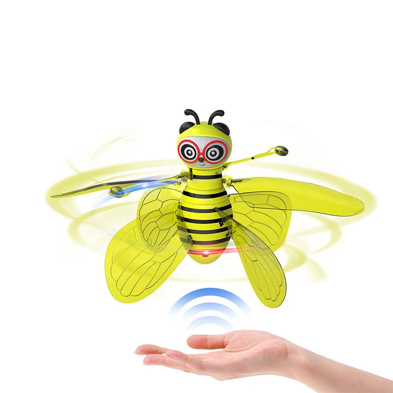 Little Bee Flying Vehicle Aircraft Gesture Sensing  Vehicle Flying Helicopter Lights Children's Toys Birthday Gift Christmas