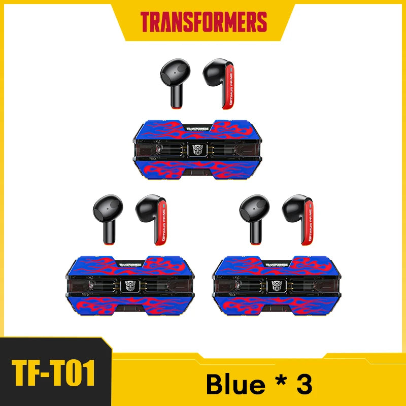 Transformers TF-T01 TWS Earphones Bluetooth 5.3 Wireless Earphone Low Latency HIFI Stereo Headset Gaming Music Dual Mode Earbuds