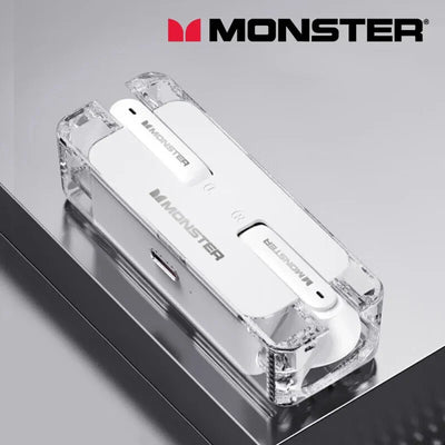 سماعات Monster XKT08 Bluetooth V5.3 True Wireless سماعات أذن عالية الدقة مقاومة للماء للألعاب وخفض الضوضاء