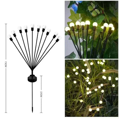 Solar Garden Lights - Solar Swaying Light, Solar Outdoor Lights, Solar Garden Decorative Lights Yard Patio Pathway Decoration