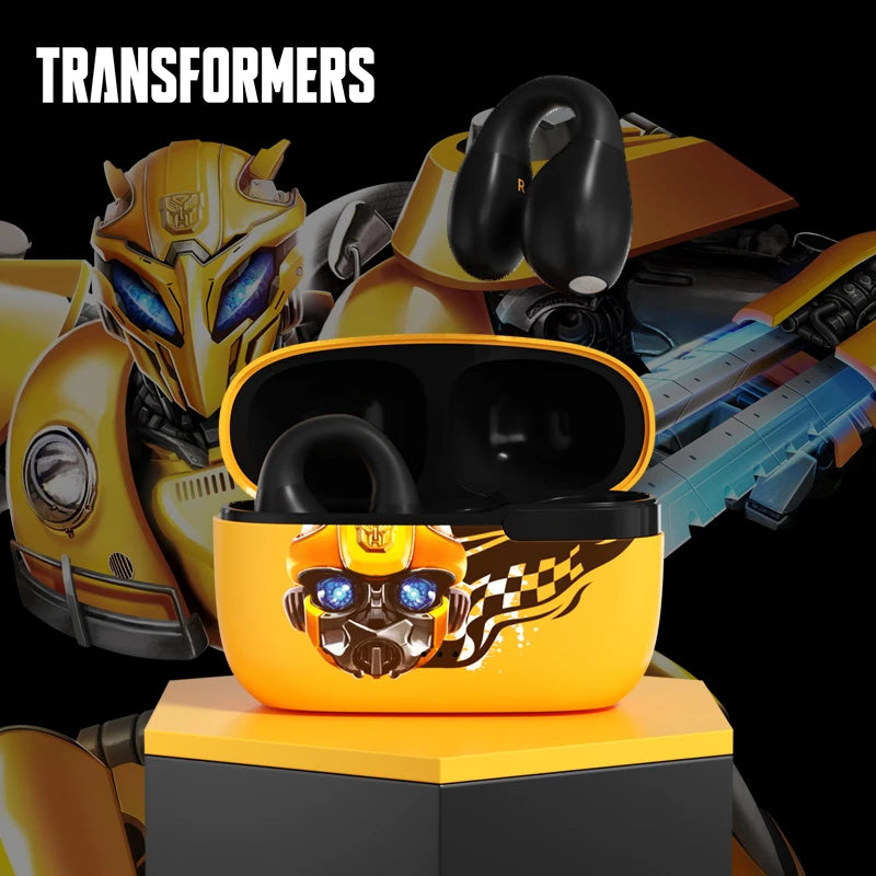 Transformers TF-T05 Earphones Bluetooth 5.3 Ear Clip Wireless Headphones Touch Control Earbuds Gaming Earphone Long Battery New