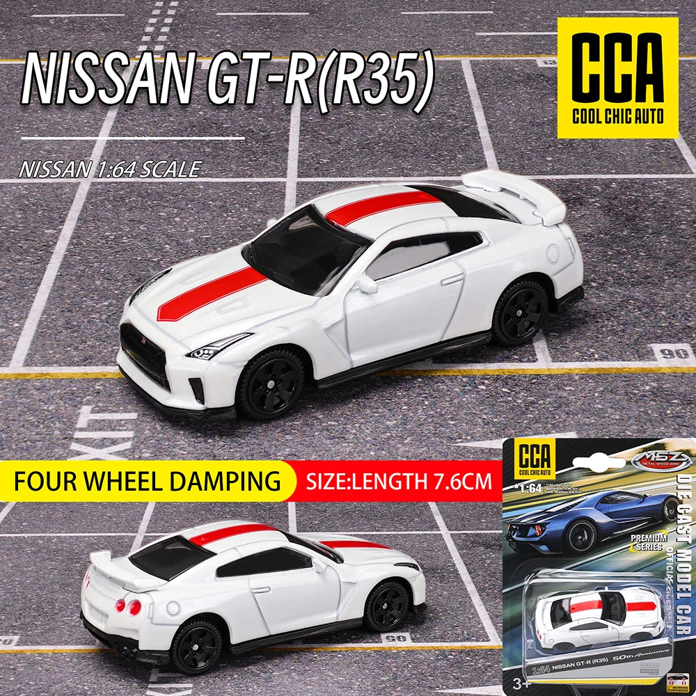 سيارة كلاسيكية من CCA MSZ بمقياس 1:64 من طراز BMW M4/M4 GT3/Z4 M40i/M850i، نموذج سيارة ثابت مصنوع من سبائك معدنية، مجموعة نماذج سيارات هدية