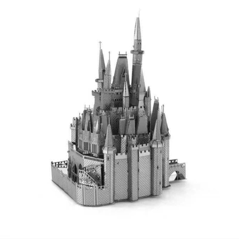 3D Metal Puzzle Cinderella Castle DIY Model Building Kit Adult Toys Birthday Gift