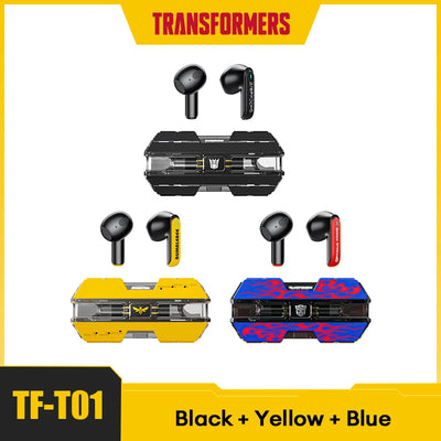 Transformers TF-T01 TWS Earphones Bluetooth 5.3 Wireless Earphone Low Latency HIFI Stereo Headset Gaming Music Dual Mode Earbuds