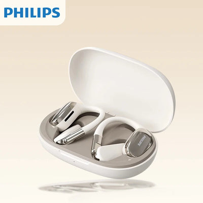 سماعات رأس TAT5739 لاسلكية أصلية من Philips غير داخل الأذن بتقنية البلوتوث V5.4 وموسيقى جهير عميق وسماعات أذن رياضية مقاومة للماء في الهواء الطلق