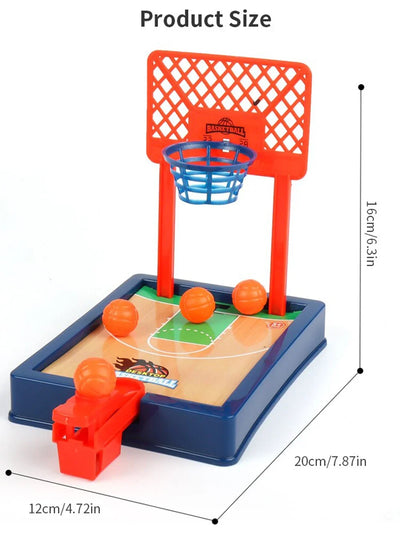 Mini basketball machine desktop portable travel or office game set, suitable for indoor or outdoor use. Fun toys Christmas gifts