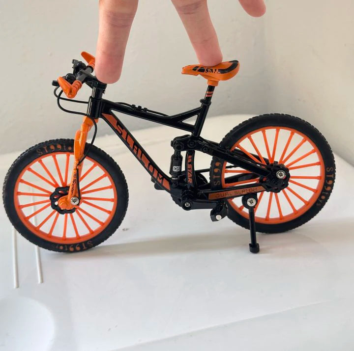 1:10 Mini Alloy Bicycle Diecast Model Finger Mountain Miniature Metal Bike Racing Toy Simulation Collection Toys for boys