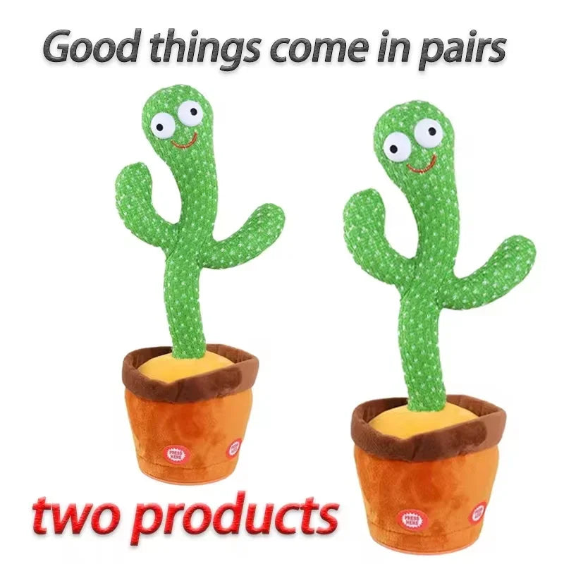 1 Piece -Talking And Dancing Cactus Toy For Baby Boys And Girls,Singing Imitation Recording,Gift That Can Talk To You Repeatedly