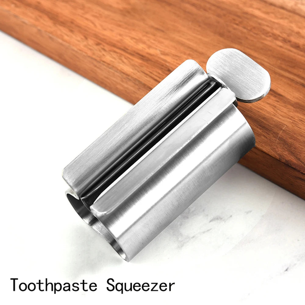 Toothpaste Squeezer Tooth Paste Holder Oral Care Bathroom Tools Tube Cosmetics Press Facial Cleanser Rolling Squeezing Dispenser