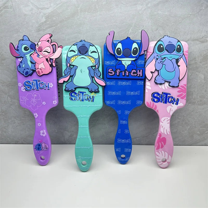 Miniso Disney Animation Lilo & Stitch Comb Series Cartoon Stitch Peripheral Air Cushion Massage Comb Children Girl Student Comb