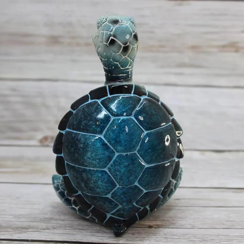 Sea Turtle Figurine Peacefulness Meditating Sea Turtle Statue Decorations for Buddha Zen Yoga Frog Garden Statue Ornament For