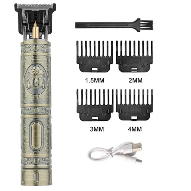 Vintage T9 Hair Cutting Machine Professional Hair Clipper Barber Men Hair Trimmer Shaver Electric Body Hair Beard Shaving