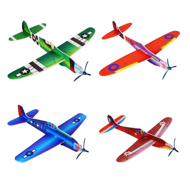 Hot Sale 10Pcsd Foam Outdoor Hand Aircraft Aviation Model Thrown Glider