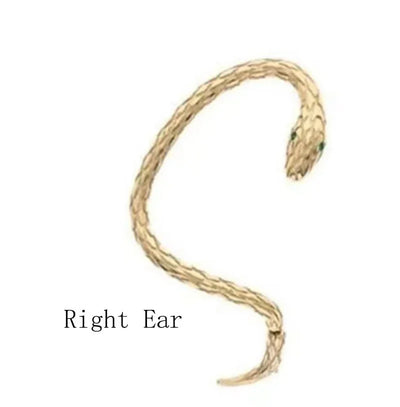 Small Snake Winding Earrings Female Vintage Creative Tide Male Couples Niche Design Sense