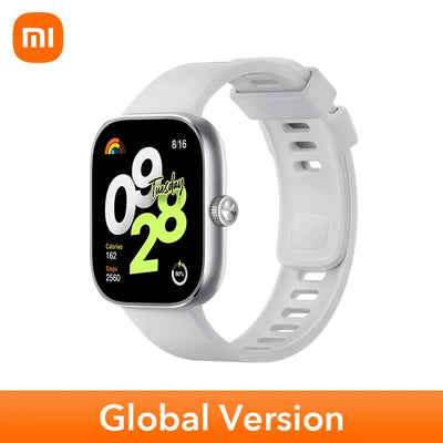 Global Version Xiaomi Redmi Watch 4 Smart Watch 1.97'' AMOLED Blood Oxygen Heart Rate Monitor Support Bluetooth Phone Call GPS