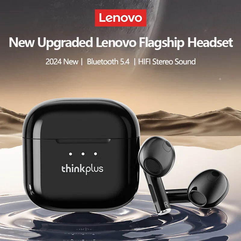 New Original Lenovo LP23 True Wireless Bluetooth 5.4 Earphones Long Standby Game Earbuds HiFi Sound Sport Touch Headset With Mic