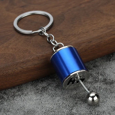 Mini Turbo Turbocharger Keychain Creative Gear Head Keychain Speed Gearbox Keyring For Car Key