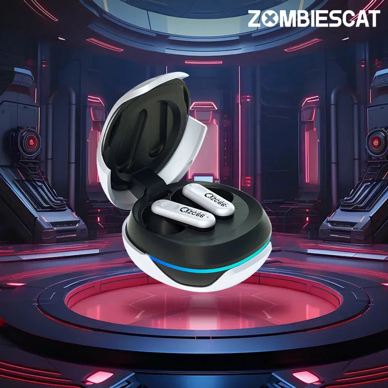 Choice ZOMBIESCAT B5 Wireless Bluetooth 5.4 Earphones Ultra Long Life Gaming Low Latency ANC Active Noise Cancellation 2024 New